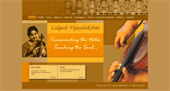 Desktop Screenshot of lalgudivijayalakshmi.com